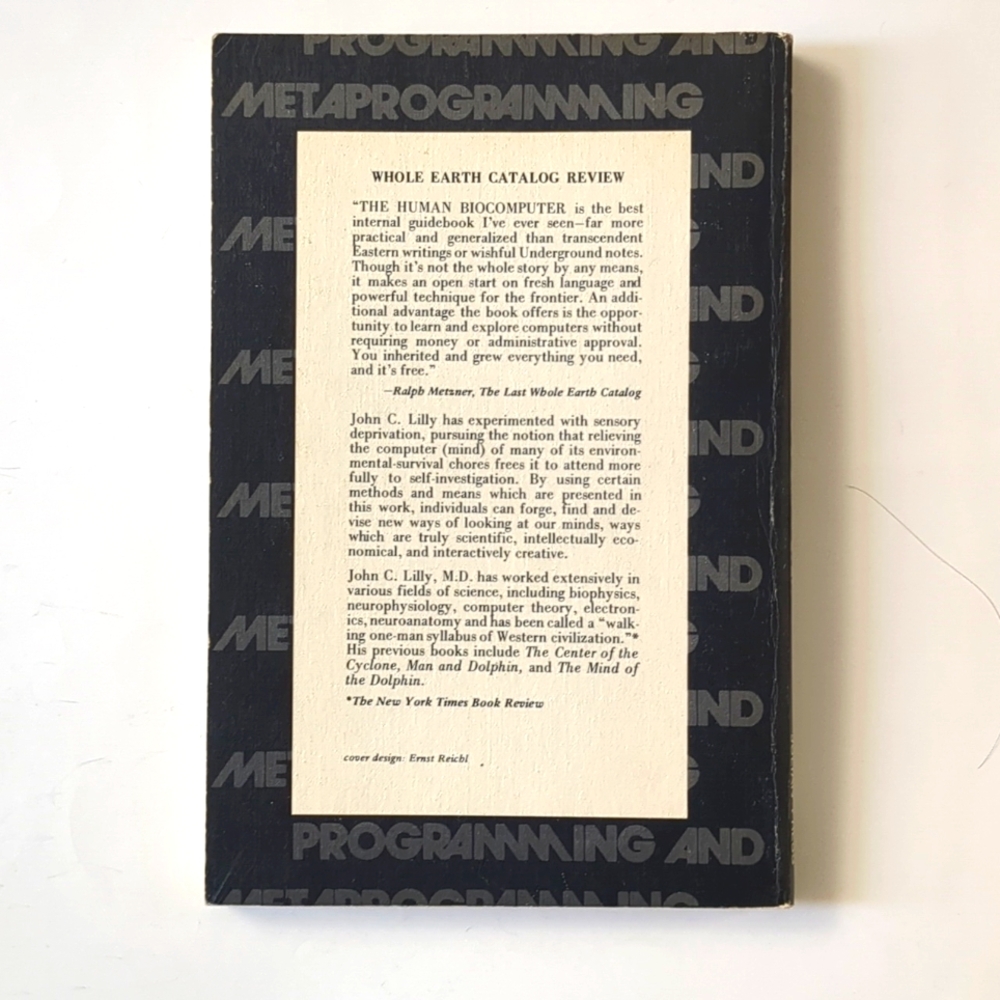 Programming and Metaprogramming in the Human Biocomputer - 1972 - Picture 2 of 11